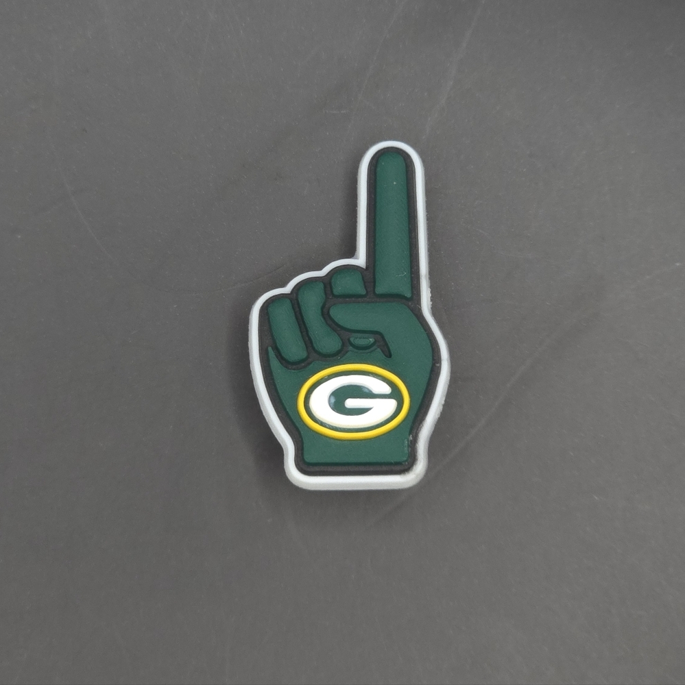(5/$15) NFL Greenbay Packers Croc Charm